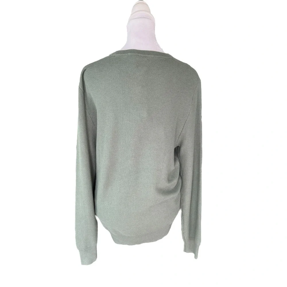 J. Crew - NWT Cotton Blend Pique Crewneck Sweater Sz S